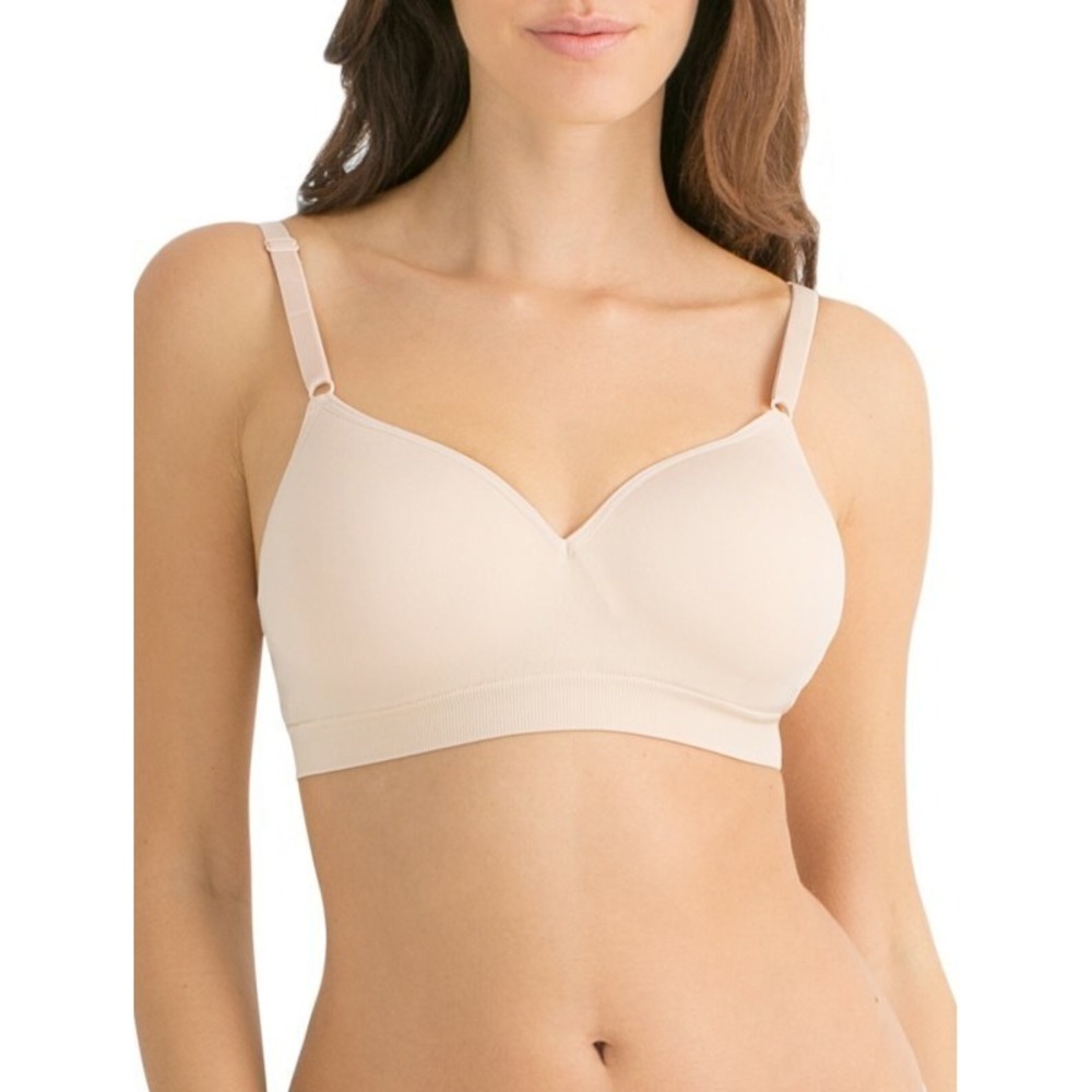 Wild Fable Push-Up Wireless Seamless Bralette Off White Medium